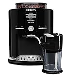 KRUPS EA8298 Kaffeevollautomat Latt'Espress One-Touch-Funktion (1,7 l, 15 bar, LC Display, Cappuccinatore) schwarz