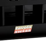 Tavola Swiss 5049031 Kapselspender Box für 60 Nespresso-Kapseln, Kunststoff, schwarz, 25x15x7 cm - 2