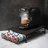 60 Tassimo Kapselständer, Kaffeekapsel-Halterung, Spender, Ständer mit Schublade, Farbe Schwarz, von Green House - 5