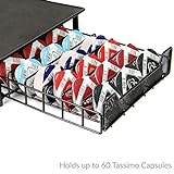60 Tassimo Kapselständer, Kaffeekapsel-Halterung, Spender, Ständer mit Schublade, Farbe Schwarz, von Green House - 6