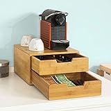 SoBuy® FRG82-N Kaffeekapsel Box,Kapselspender, Aufbewahrungsbox, Schubladenbox ,Schreibtischorganizer - 2