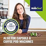 WoldoClean 20x Entkalker-Tabletten Entkalkertabs für Kaffeevollautomaten Kaffeemaschinen und Wasserkocher Entkalkungstabletten - 7
