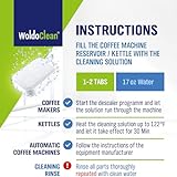 WoldoClean 20x Entkalker-Tabletten Entkalkertabs für Kaffeevollautomaten Kaffeemaschinen und Wasserkocher Entkalkungstabletten - 4