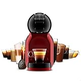 Krups KP120H Dolce Gusto Nescafe Mini Me Kaffeekapselmaschine (1500 W, automatisch) cherry rot/schwarz