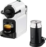 Krups Nespresso XN1011 Inissia Bundle Kaffeekapselmaschine, inklusive Aeroccino 3, weiß