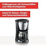 Severin KA 4805 Kaffeeautomat (650 Watt, 0,46 L, Automatische Abschaltung) Edelstahl gebürstet/schwarz - 2