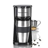 cleanmaxx 06448 Single-Kaffeemaschine Edelstahl, inklusive Thermobecher - 7