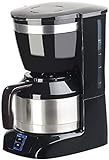 Rosenstein & Söhne Filter Kaffeemaschinen: Filterkaffee-Maschine mit Isolierkanne, 1 Liter, 8 Tassen, 800 Watt (Kaffeemaschine mit Warmhalter)
