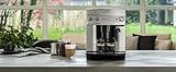 De’Longhi Magnifica ESAM 3200.S Kaffeevollautomat (Bedienfeld mit Direktwahltasten, Milchaufschäumdüse, Kegelmahlwerk 13 Stufen, Herausnehmbare Brühgruppe, 2-Tassen-Funktion) silber - 5