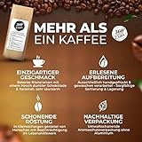 Premium Kaffee preisgekrönt | Köstlich, sehr säurearm und bekömmlich von 360° rundum ehrlich | Ganze Bio-Kaffee-Bohnen | 100% Arabica fair gehandelt | Öko-Verpackung 500g - 5