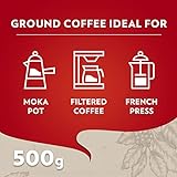 Lavazza Kaffee Qualita Rossa, gemahlen, Filterkaffee, Espresso für Cappuccino und Latte Macchiato, 500g - 7