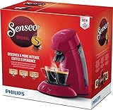 Philips Senseo HD6554/90 Kaffeepadmaschine (Crema Plus, Kaffeestärkewahl) dunkelrot - 3