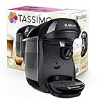 Tassimo Happy Kapselmaschine TAS1002 Kaffeemaschine by Bosch, über 70 Getränke, vollautomatisch, geeignet für alle Tassen, platzsparend, 1400 W, schwarz/anthrazit - 4