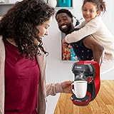 Tassimo Happy Kapselmaschine TAS1003 Kaffeemaschine by Bosch, über 70 Getränke, vollautomatisch, geeignet für alle Tassen, platzsparend, 1400 W, rot - 5