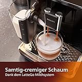 Philips 2200 Serie EP2231/40 Kaffeevollautomat, 3 Kaffeespezialitäten (LatteGo Milchsystem) Klavierlack-schwarz/Schwarz - 3