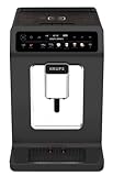 Krups EA895N Kaffeevollautomat Evidence One | One-Touch-Cappuccino | Doppel-Tassen-Funktion | 12 Getränkespezialitäten | Farbdisplay | 2,3L Wassertank | 1450 Watt - 2
