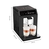 Krups EA895N Kaffeevollautomat Evidence One | One-Touch-Cappuccino | Doppel-Tassen-Funktion | 12 Getränkespezialitäten | Farbdisplay | 2,3L Wassertank | 1450 Watt - 8
