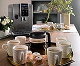 De’Longhi Dinamica Plus ECAM 370.95.T Kaffeevollautomat mit Milchsystem, Cappuccino und Espresso auf Knopfdruck, 3,5 Zoll TFT Touchscreen Farbdisplay und App-Steuerung, Kaffeekannen-Funktion, titan - 17