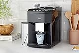 Siemens EQ.500 integral Kaffeevollautomat TQ505D09, einfache Bedienung, integrierter Milchbehälter, zwei Tassen gleichzeitig, 1.500 Watt, schwarz - 7
