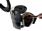 Melitta 1011-04, Filterkaffeemaschine mit Glaskanne, AromaSelector, schwarz Kaffeemaschine LOOK IV SELECTION, Kunststoff, 1.2 liters - 4