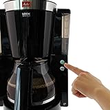 Melitta 1011-04, Filterkaffeemaschine mit Glaskanne, AromaSelector, schwarz Kaffeemaschine LOOK IV SELECTION, Kunststoff, 1.2 liters - 6