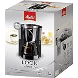 Melitta 1011-04, Filterkaffeemaschine mit Glaskanne, AromaSelector, schwarz Kaffeemaschine LOOK IV SELECTION, Kunststoff, 1.2 liters - 7