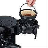 SEVERIN KA 9543 Kaffeemaschine (Für gemahlenen Filterkaffee, 10 Tassen, Inkl. Glaskanne) edelstahl/schwarz - 5