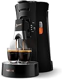 Philips Senseo Select CSA240/60 Kaffeepadmaschine (Kaffeestärkewahl Plus, Memo-Funktion, aus recyceltem Plastik), schwarz