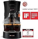 Philips Senseo Select CSA240/60 Kaffeepadmaschine (Kaffeestärkewahl Plus, Memo-Funktion, aus recyceltem Plastik), schwarz - 3