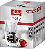 Melitta Easy 1023-02, Filterkaffeemaschine mit Glaskanne, Kompaktes Design, weiß - 3