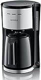 SEVERIN KA 9251 Filterkaffeemaschine mit Thermokanne, ca. 1.000 W, bis 8 Tassen, Schwenkfilter 1 x 4 mit Tropfverschluss, automatische Abschaltung, Durchbrühdeckel - 3
