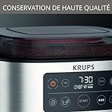 Krups KM760D Aroma Partner Filterkaffeemaschine | herausnehmbare, luftdichte Kaffee-Vorratsbox | präzise Kaffee-Portionierung mit Dosierhebel | für 2-10 Tassen | 1,25 Liter Kapazität | schwarz/silber - 4