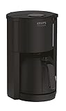 Krups Pro Aroma KM3038 KM303810 Filterkaffeemaschine 1 L Fassungsvermögen mit Thermokanne, (800 Watt, für 10-15 Tassen Kaffee) schwarz