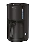 Krups Pro Aroma KM3038 KM303810 Filterkaffeemaschine 1 L Fassungsvermögen mit Thermokanne, (800 Watt, für 10-15 Tassen Kaffee) schwarz - 3