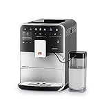 Melitta Caffeo Barista T Smart F830-101, Kaffeevollautomat mit Milchbehälter, Smartphone-Steuerung mit Connect App, One Touch Funktion, Silber/Schwarz - 3