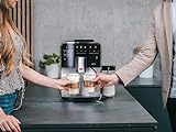 Melitta Caffeo Barista T Smart F830-101, Kaffeevollautomat mit Milchbehälter, Smartphone-Steuerung mit Connect App, One Touch Funktion, Silber/Schwarz - 5