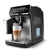 Philips 3200 Serie EP3246/70 Kaffeevollautomat, 5 Kaffeespezialitäten (LatteGo Milchsystem) Schwarz/Silber-lackiert - 2