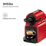 Nespresso Kapselmaschine Inissia XN1005 von Krups | Sehr schnell betriebsbereit | Automatische Abschaltung | Ruby Red - 2