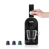 Kapselmaschine, VASTELLE Kaffeemaschine für 1 Tasse, Mini-Kaffeemaschine mit 700ml Transparentem Wassertank, Einfach vorzubereiten, Schwarz - 6