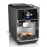 Siemens Kaffeevollautomat, EQ.700 classic TP705D01, Full-Toch Display, bis zu 10 individuelle Kaffeekreationen als Favoriten, 1.500 Watt, grau-silber