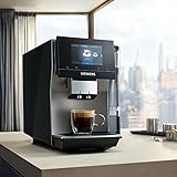 Siemens Kaffeevollautomat, EQ.700 classic TP705D01, Full-Toch Display, bis zu 10 individuelle Kaffeekreationen als Favoriten, 1.500 Watt, grau-silber - 10