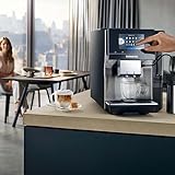 Siemens Kaffeevollautomat, EQ.700 classic TP705D01, Full-Toch Display, bis zu 10 individuelle Kaffeekreationen als Favoriten, 1.500 Watt, grau-silber - 4
