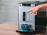 Melitta Caffeo Solo E950-103 Schlanker Kaffeevollautomat mit Vorbrühfunktion | 15 Bar | LED-Display | höhenverstellbarer Kaffeeauslauf | Herausnehmbare Brühgruppe |Silber - 4