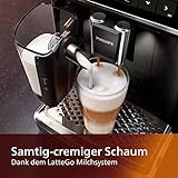 Philips 5400 Serie EP5441/50 Kaffeevollautomat, 12 Kaffeespezialitäten (LatteGo Milchsystem) Matt-Schwarz/Klavierlack-schwarze Arena - 3