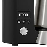 WMF Küchenminis Aroma Filterkaffeemaschine mit Thermoskanne, 870 Watt, Thermobecher to go, kleine Kaffeemaschine Timer, edelstahl matt/graphit - 5