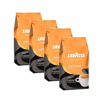 Lavazza Kaffee Caffè Crema Dolce, ganze Bohnen, Bohnenkaffee (4 x 1kg Packung) - 